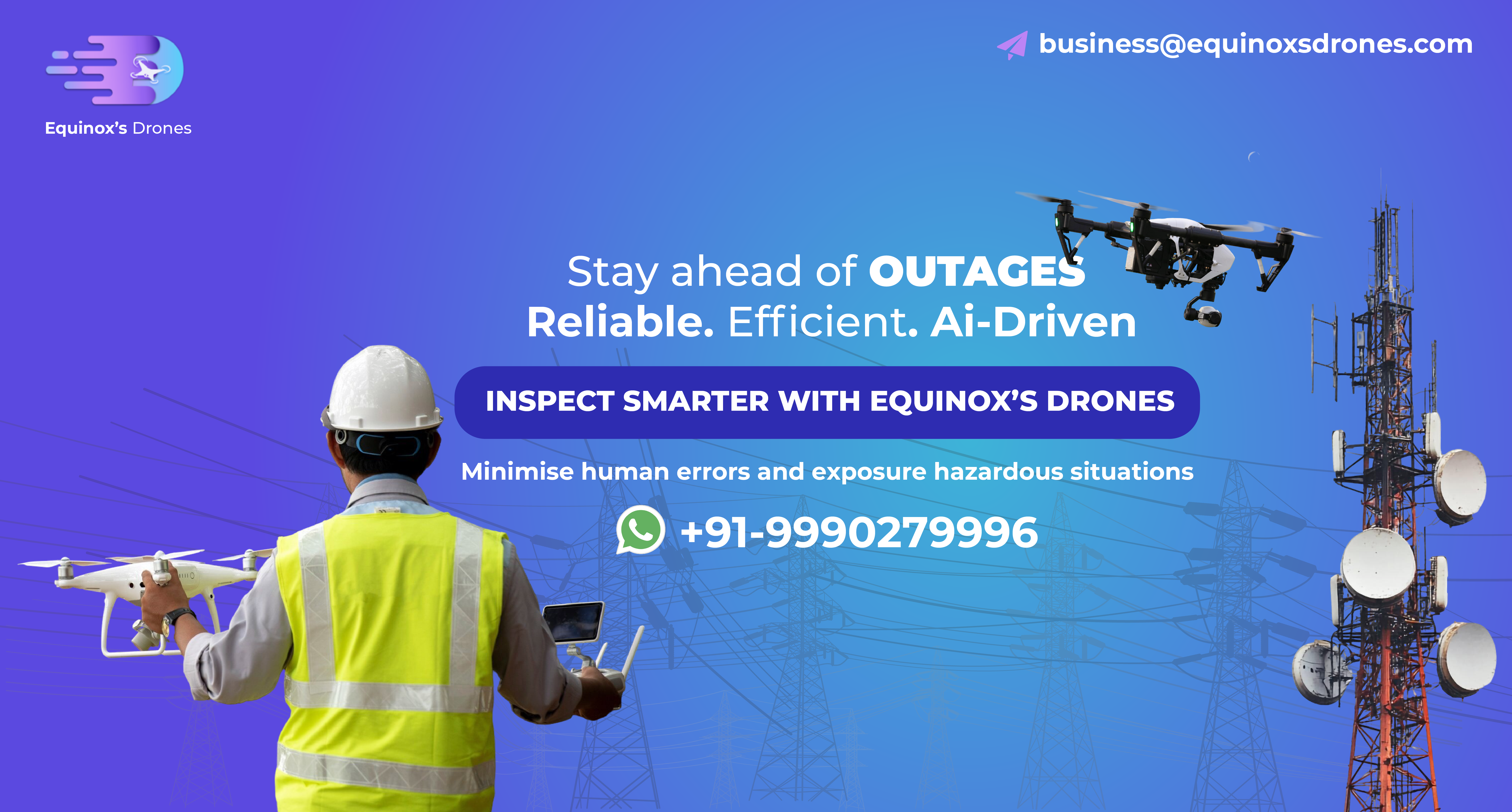 Power Line Drone Inspection