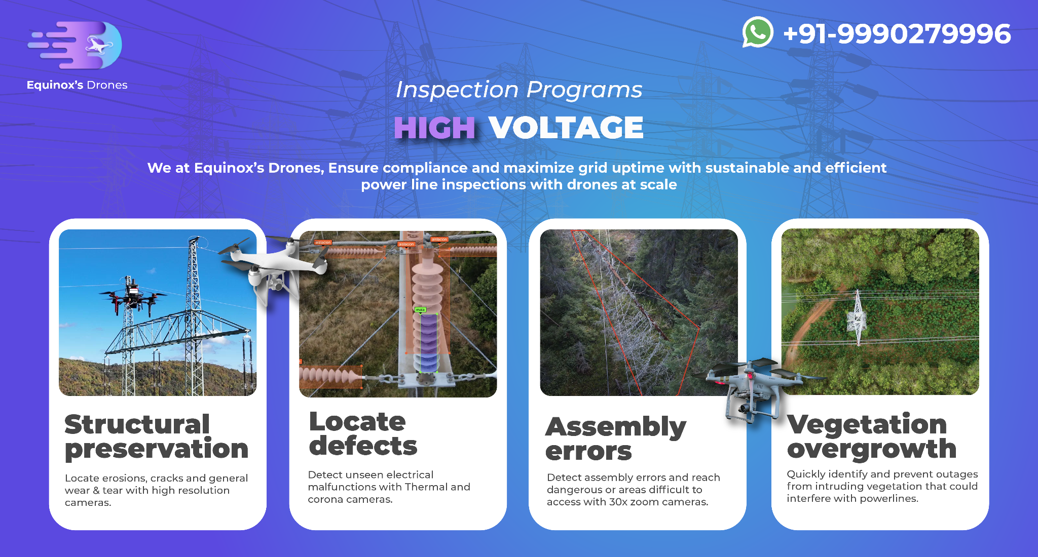 Power Line Inspection Drone